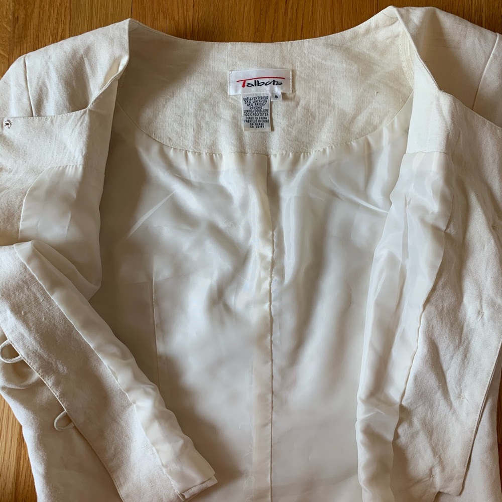 Talbots Linen Button-Down Top - image 3